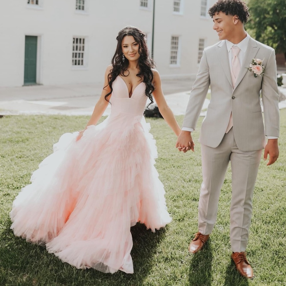 Beautiful Pink Prom Dress by Sherri Hill.